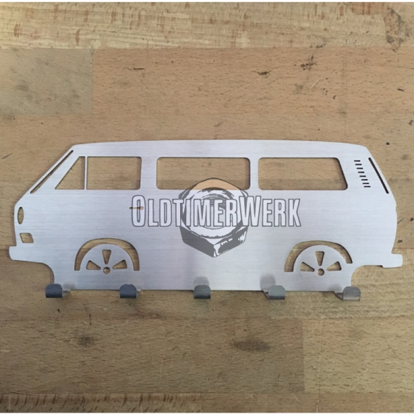 Schlüsselbrett VW T3 Bus aus Edelstahl, Fan-Artikel, Alles was Du  brauchst