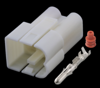 Connector housing, 5-pin, for round female terminal, Golf & others, OE ref. 533972524