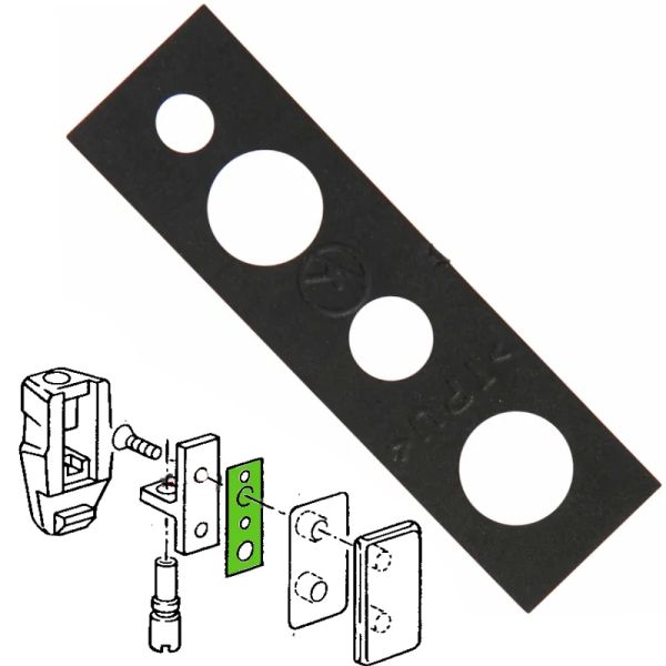 Carpet pad, seal for sliding window handle T3 OE Ref. 281847737