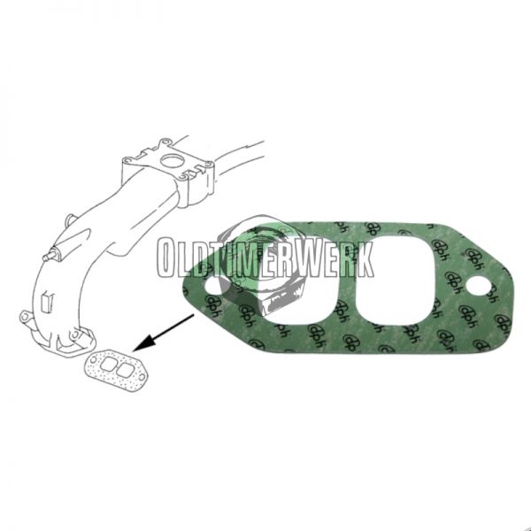 Dichtung Ansaugkrümmer - Kopf, T3 1,9 Liter Benziner, OE Ref. 025129717D
