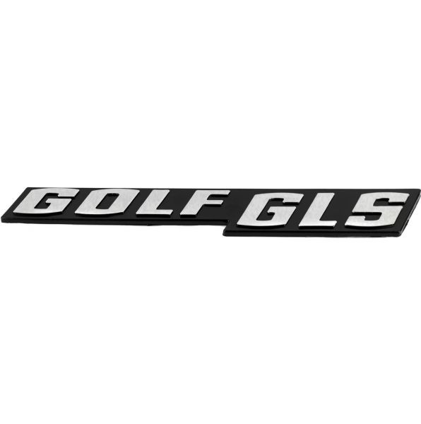 Schriftzug, Emblem " GOLF GLS" für Heckklappe Golf 1 & Co OE Ref. 171853687T