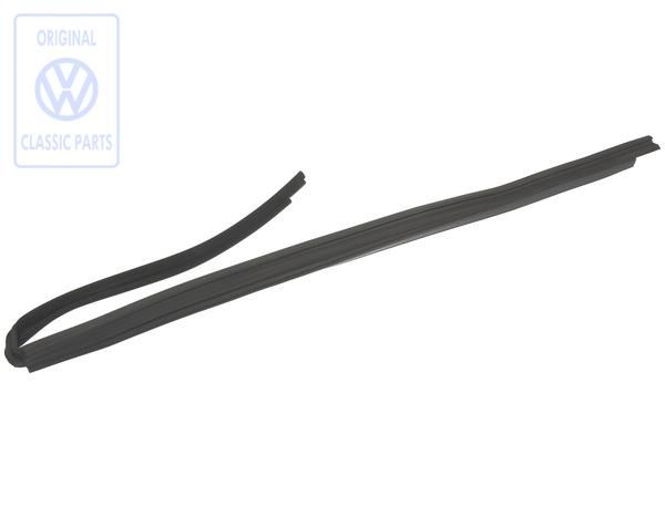 Window well seal, left front, inside, Golf 2 &Co up to BJ87, 4-door, OE Ref. 193837471