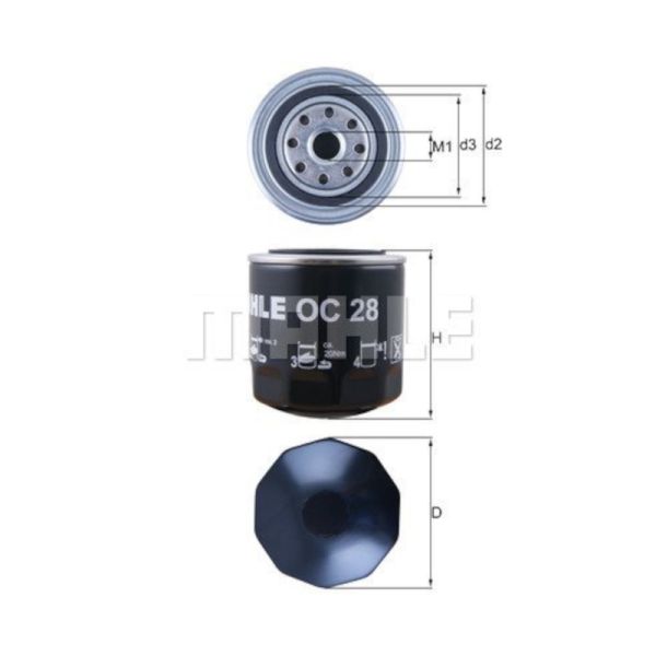 Ölfilter passend für T3 2,0L OE Ref. 021115351A