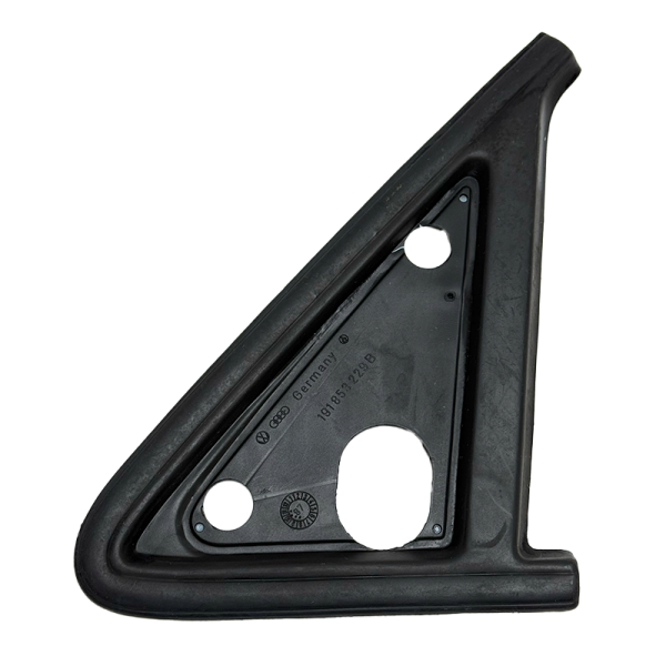 Trim strip for exterior mirror, left, Golf 2 &Co, from 10/87, OE Ref. 191853229D