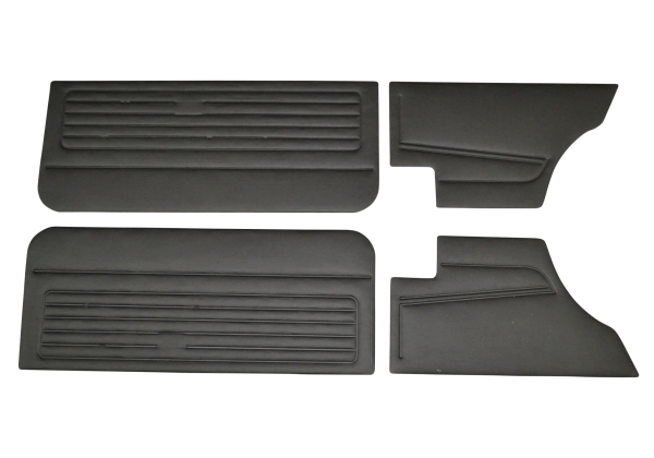 Türverkleidung- Set, Vinyl, Schwarz für Golf 1 2-Türer OE Ref. 171867015