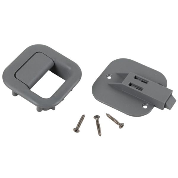 Furniture Handle, "Westfalia", grey, T3 Bus, OE Ref. 255070915