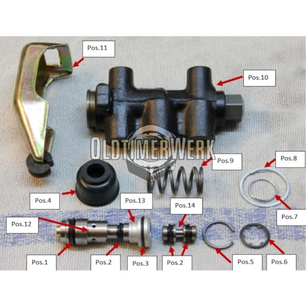 Repair Set, Brake Force Regulator, Golf 1 & Co, OE Ref. 811614151, 841612151