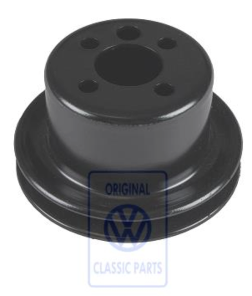 Keilriemenscheibe Kurbelwelle Golf &Co mit Servolenkung und Klima OE Ref. 055105255A