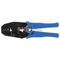 Kabelschuhzange mit Ratschenfunktion für unisolierte Kabelschuhe 0,5 - 6 mm²