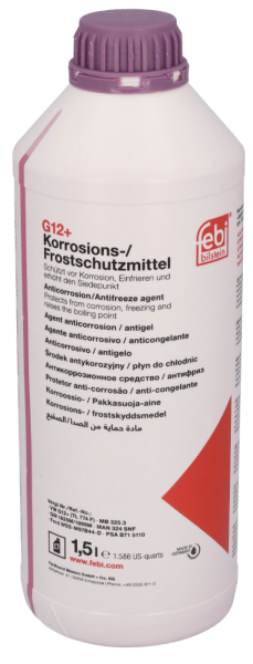 Coolant, antifreeze, 1.5L concentrate, G12+ OE Ref. G 012 A8D A1