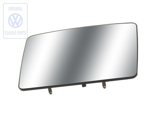 Spiegelglas Original, elektrisch / beheizbar, für VW T3, OE Ref. 251857521A