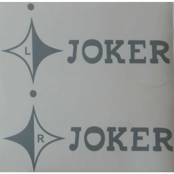 Sticker set doors "Joker" in white T3 Westfalia OE Ref. 255070733