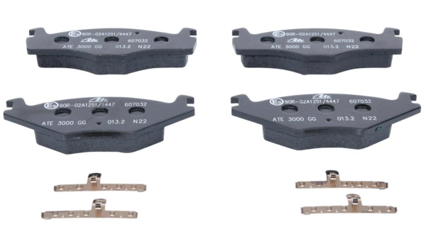 Brake Pad Set, 12mm Disc Brake, Golf & Co, from 07/1981, OE Ref. 191698151H