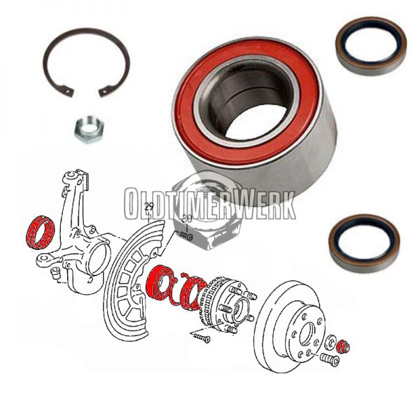 Wheel Bearing, front, T3 Synchro OE Ref. 251407625