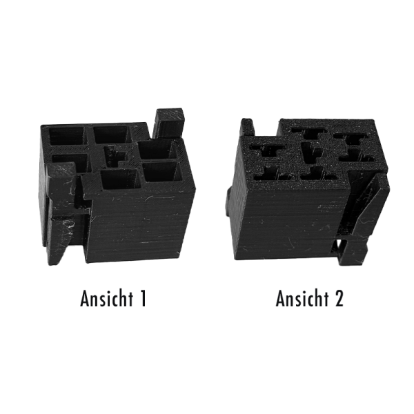 Plug housing for electric window switch, 6-pin, Golf &Co, OE Ref. 191959869A