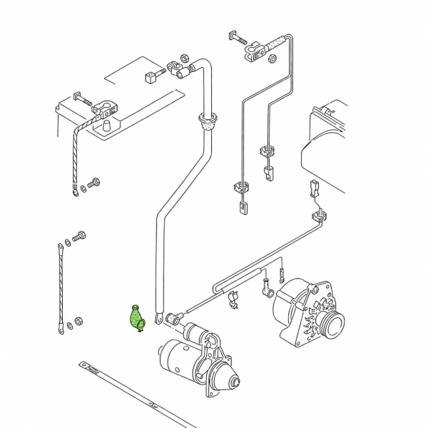 Schutzkappe 18,5X8, Gummikappe Tülle für Anlasser-Kabel, OE Ref. 251911521