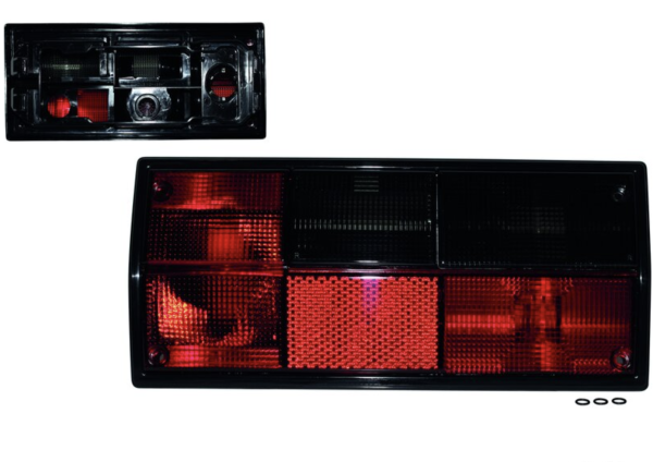 Taillight Right, Black/Red, Hella socket, Passenger side T3 OE Ref. 251945112D