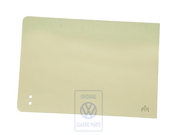 Vordere Schiebefensterscheibe für Schiebetür bzw. Seitenwand, T3 OE Ref. 253845303C