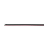 Zierleiste Fahrertür, schwarz/rot, Jetta und Golf 2, 4-Türer bis Bj. 07/87, OE Ref. 167853516 QS2