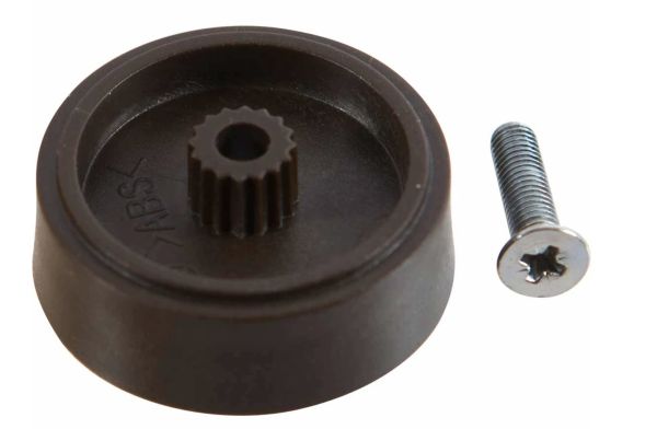 Spacer, in brown,15mm for window crank incl. screw Golf & Co and T3