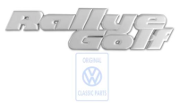 Heck-Emblem Rallye Golf 2, OE Ref. 191853675C GRU
