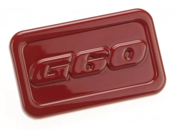 Lettering, emblem “G60” instead of side blinker, red, Golf 2 & Co OE Ref. 191853688A