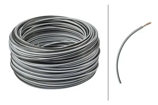 Vehicle cable, FLY - cable, single-core 1.5mm grey-black
