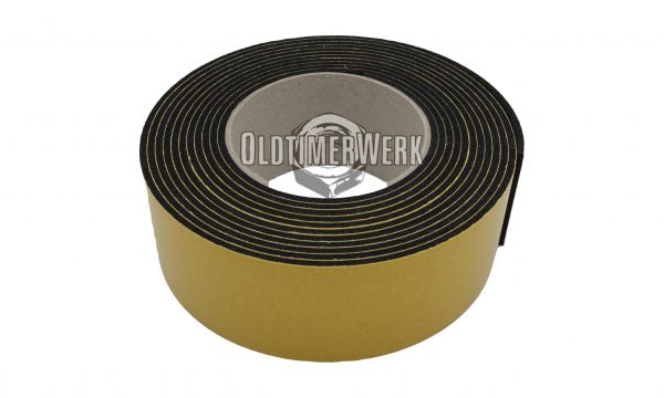 Elastomer-Streifen 3x50 mm EPDM selbstklebend 10 Meterrolle