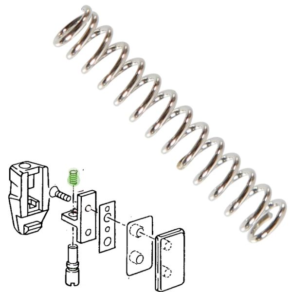 Spring for sliding window handle T3 OE Ref. 281847743