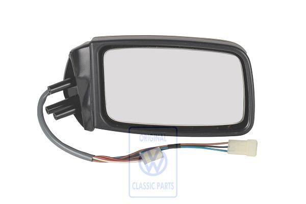 Exterior mirror right (flat) electrically adjustable and heated Scirocco up to year 84 OE Ref. 321857502H