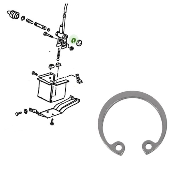 Circlip, 15x1 mm, Gear Lever 5-Speed, T3 OE Ref. N0122831
