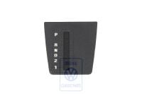 Blende für Schalthebel Golf 1 Cabrio und Caddy mit Automatikgetriebe OE Ref.155863215 01C