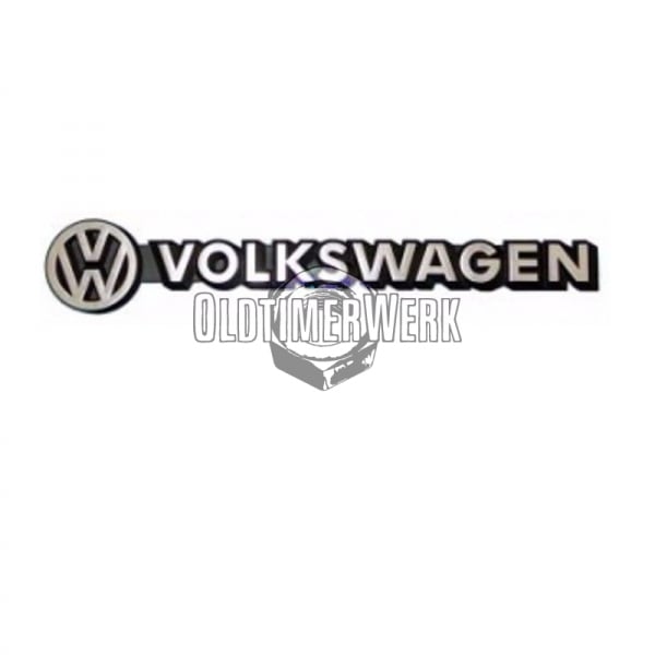 Schriftzug  Volkswagen mit VW Zeichen in Chrom T3 OE Ref