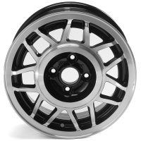 Alufelge, Avus Optik, 6x14", ET38, silber / schwarz, mit ABE, OE Ref.: 171601025H