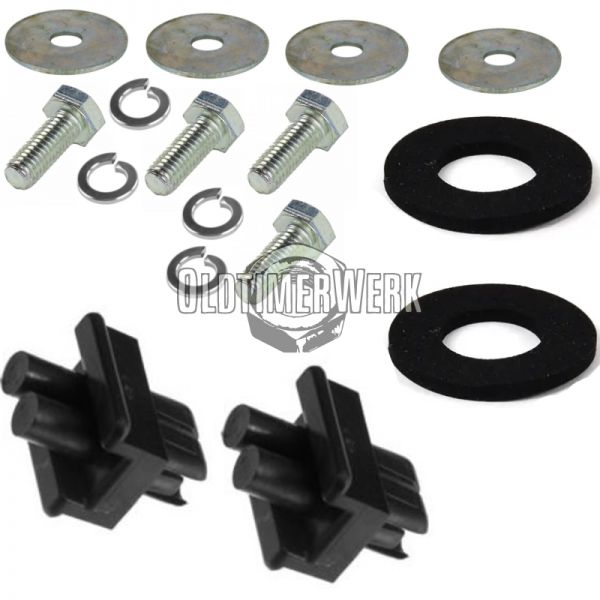 Mounting Kit, rear Bumper, Golf 1 & Co, OE Ref. 171807269C