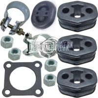 Mounting kit, manifold backwards, Golf 1 Cabrio MKB 2H