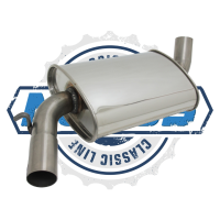 Mittelschalldämpfer, Edelstahl, 1.8L 8V GTI, Golf 2 &Co.