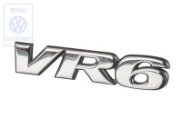 Schriftzug, VR6 Emblem für Heckklappe, T4 Bus OE Ref. 7D0853675 Z10
