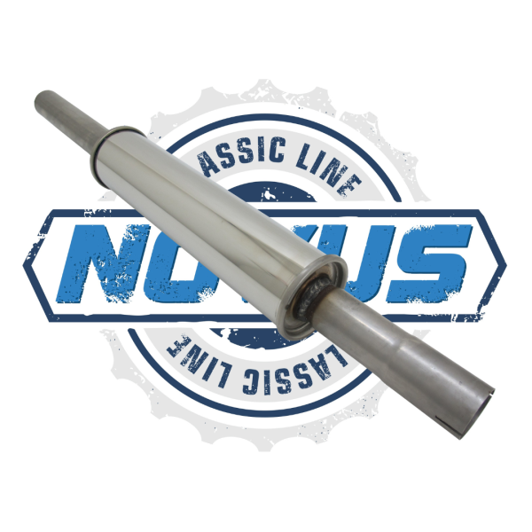 Front silencer, stainless steel, 1.8L 8V GTI, Golf 2 & Co.