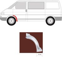Reparaturblech, Radlauf vorne Links, T4 OE Ref. 7D0810101A