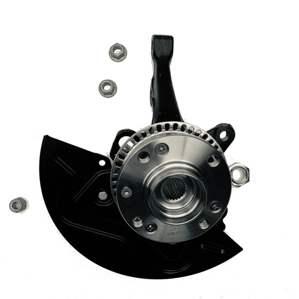 Steering knuckle, wheel bearing housing complete pre-assembled, right, Golf 2 &Co GTI G60 OE Ref. 357407256C