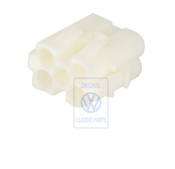 Steckergehäuse 5-Polig für Rundsteckhülse, Golf &Co, OE Ref. 533972523