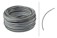 Fahrzeugleitung, FLY - Kabel, einadrig 1,5mm Grau-Schwarz