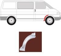 Reparaturblech, Radlauf vorne Rechts, T4 OE Ref. 7D0810102A