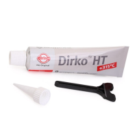 Dirko HT Dichtmasse Schwarz, für Motor Getriebe und Anbauteile Tube mit 70ml Inhalt