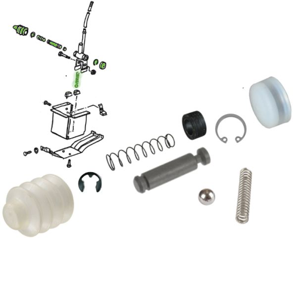 Reparatursatz, für 5 Gang Schalthebel, T3 Bus, OE Ref. 251711248A
