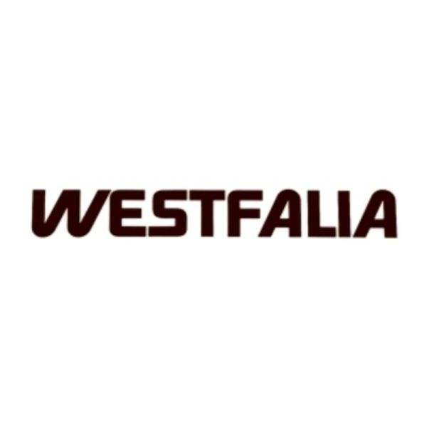 Lettering, Badge, "Westfalia", brown, roof top, T3, OE Ref. 255070732