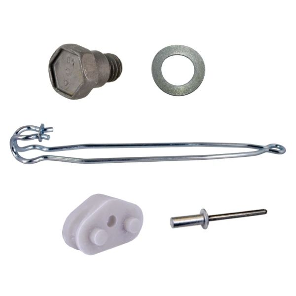 Support spring incl. mounting material for engine cover T3 flatbed and Doka OE Ref. 211827401A