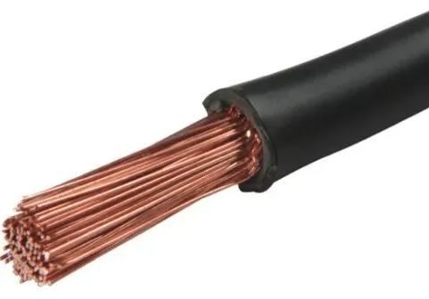 Ground cable, vehicle cable, FLY cable, single-core 25mm black
