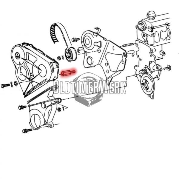 Reparatur Satz Vakuum Pumpe VW Golf 1/2 Diesel & Turbodiesel: 068